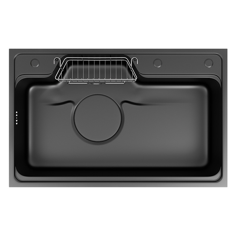 Rojo neto, cocina grande con un solo tanque, lavabo de acero inoxidable 304, lavabo, lavabo, lavabo, lavabo, lavabo, fregadero, fregadero hecho a mano