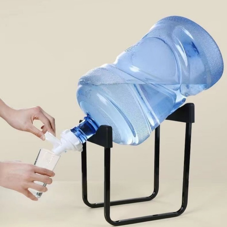 Fábrica al por mayor multi-Color extraíble cubo rack Oficina cubo de agua pura soporte invertido soporte de agua embotellada
