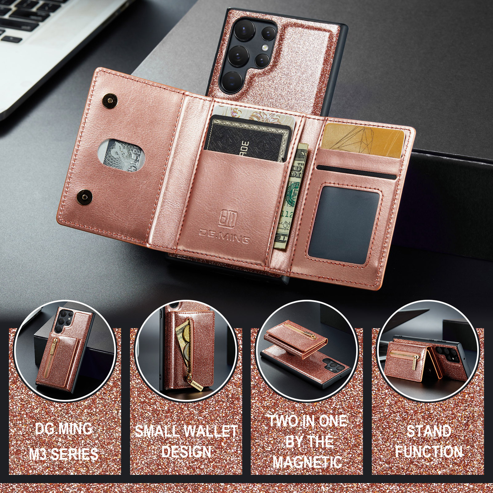 Fashion Solid Color Pu Leather  Phone Cases display picture 1