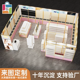 工厂定制饰品店货架商场精品耳环项链潮玩百货展示架整店设计