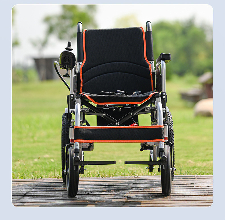 Yingkang Electric Wheelchair, Foldableing Lightweight Scooter for Disabled People and the Elderly, Intelligent Fully Automatic Four-Wheel Scooter