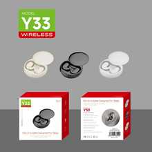 Y33蓝牙耳机新品2026新款隐形睡眠超薄侧睡舒适入耳运动降噪耳机