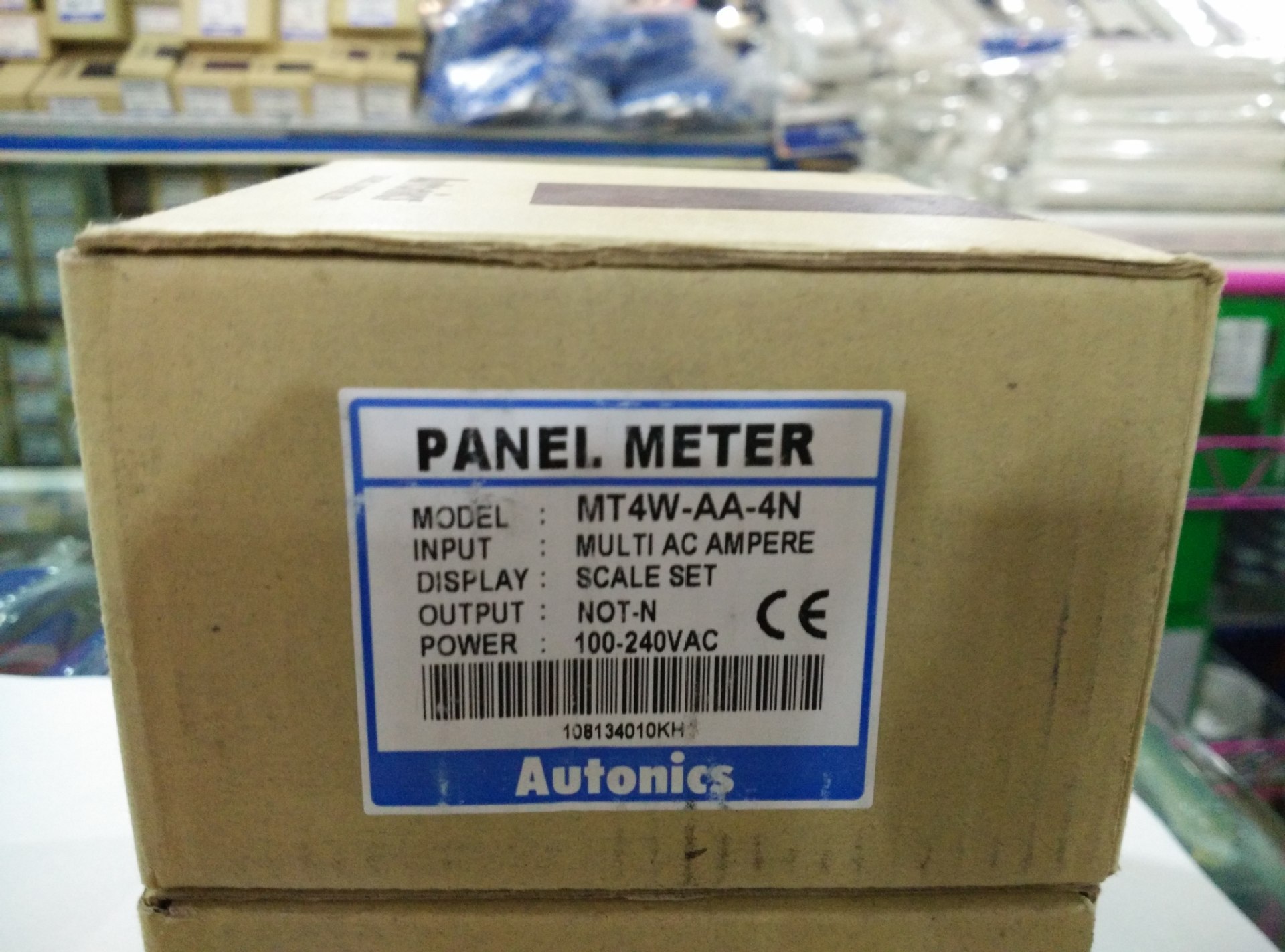 代理韩国奥托尼克斯AUTONICS 多功能面板表MT4W-AA-4N（电流表）