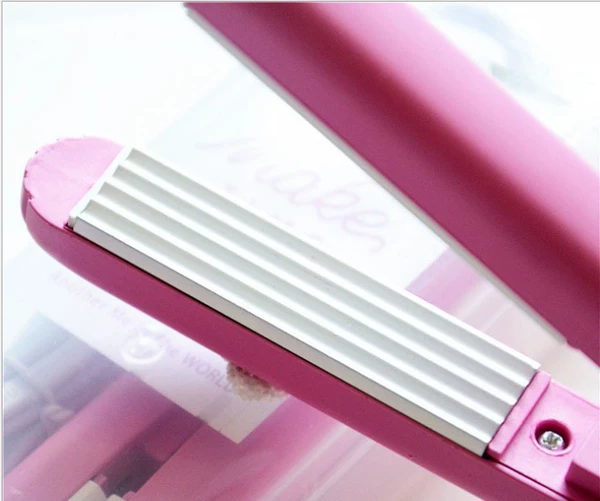 Pink white wave board delivery plastic box