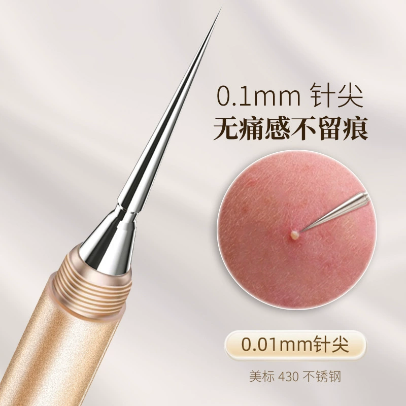 Нержавеющая сталь ультра-заостренная крышка алюминиевая игла двухголовая экструзионная игла прыщей игла прыщей