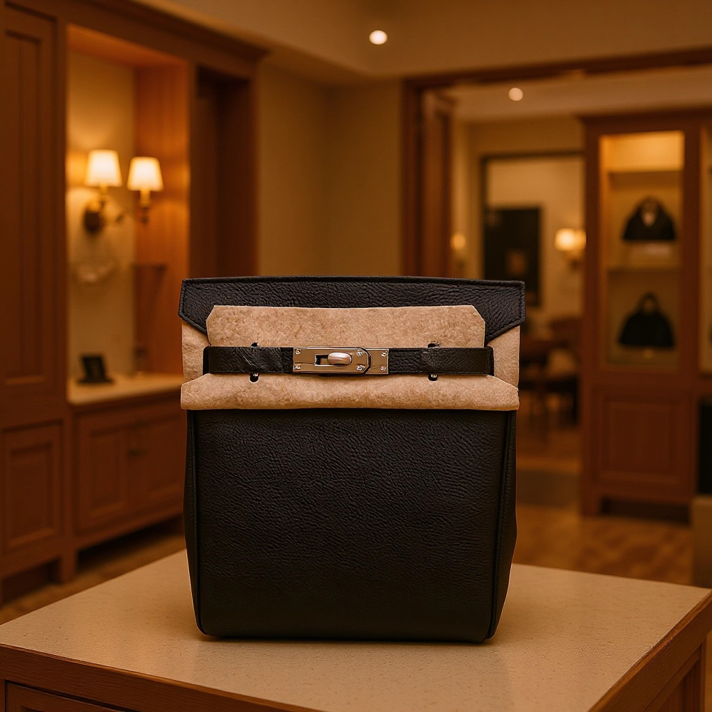 Leather chest bag