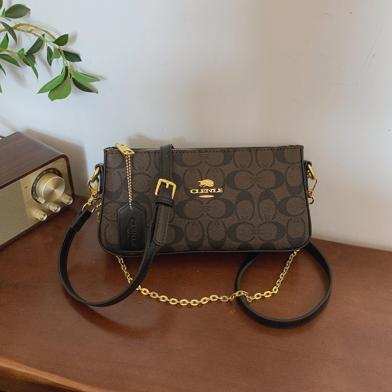 Bolso mujer 2025 nuevo bolso de mahjong Kou C bolso de axila bolso clásico de mensajero de un solo hombro cadena mano pequeño bolso cuadrado mujer