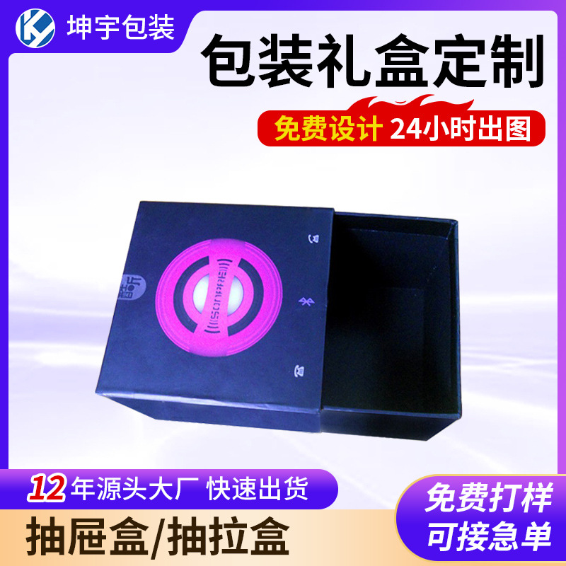 包装盒定制创意包装牛皮纸盒定做包装时尚折叠式礼盒方形包装纸盒