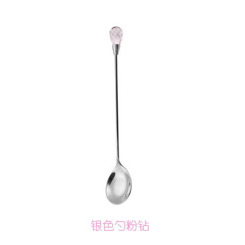 실버 핑크 다이아몬드 아이스 스쿠프