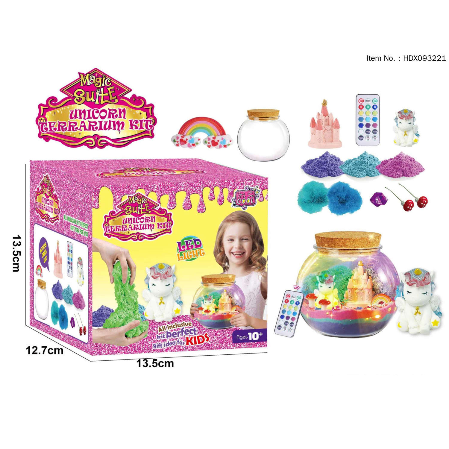 HDX093221LED 야간 조명 장식품 시리즈 - 만화 유니콘