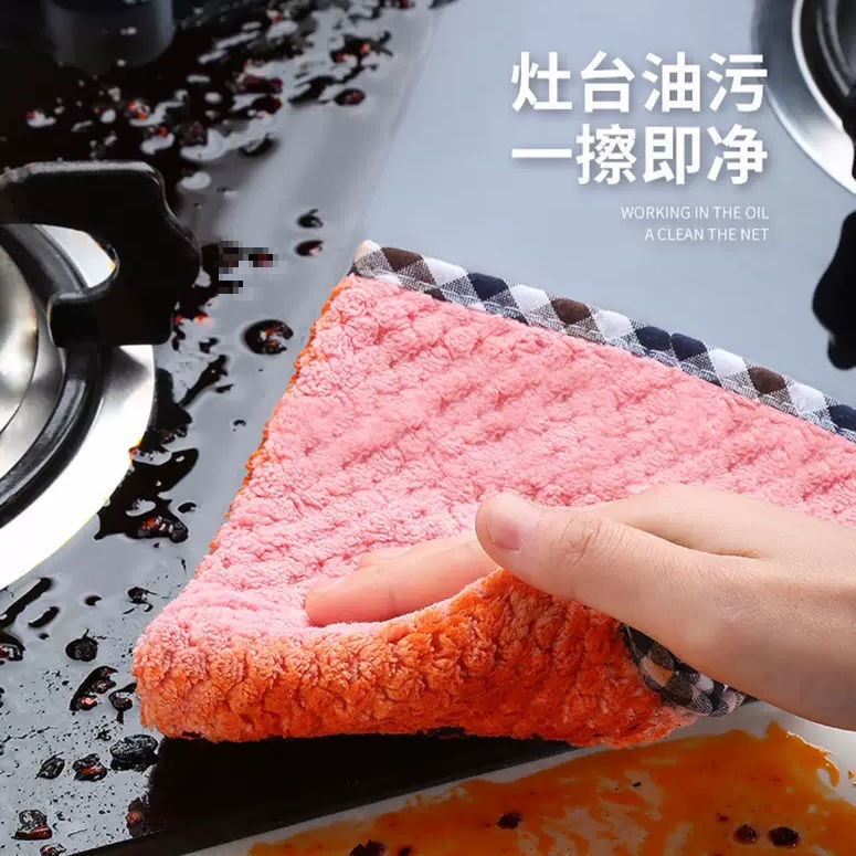 Toallas sin aceite sin cabello absorción de agua cocina limpieza de manos limpieza de platos limpieza de mesa toallas de lavado de platos toallas de limpieza