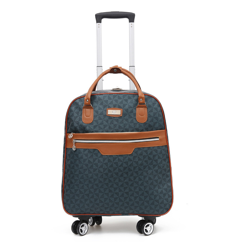 Bolsa de viaje de tracción ligera portátil de viaje corto de viaje de negocios de gran capacidad de embarque bolsa de embarque rueda universal caja flexible con ruedas