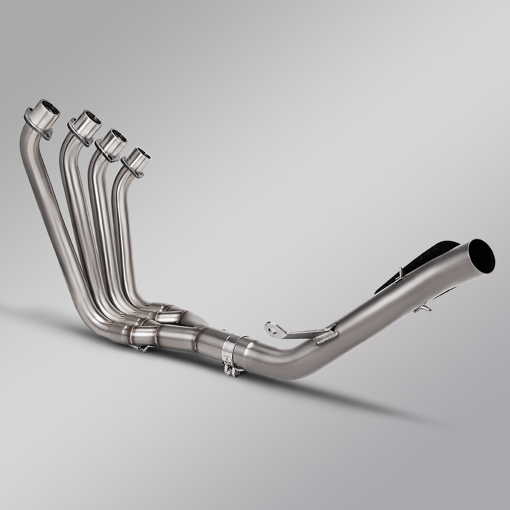 Suitable for Wuji Rr660S Full-Length Exhaust Pipe Modification, Stainless Steel Split Front Section Exhaust Tail Section Silencer