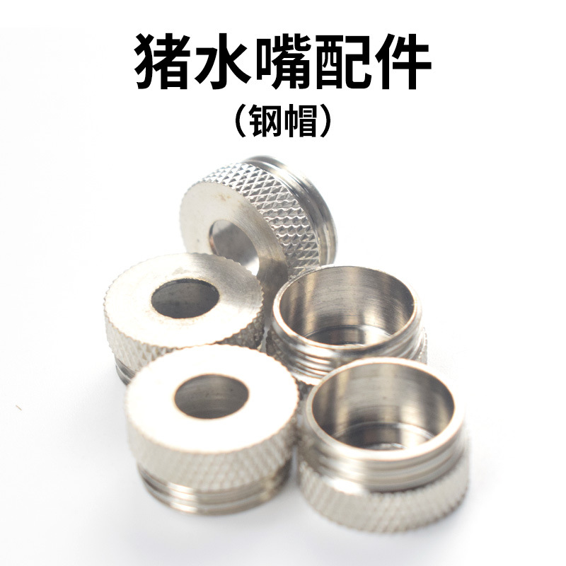 Cerdo fuente para beber boquilla para beber granja de cerdos de acero inoxidable boquilla de cerdo boquilla de agua veterinaria equipo de cría grifo de alimentación automática