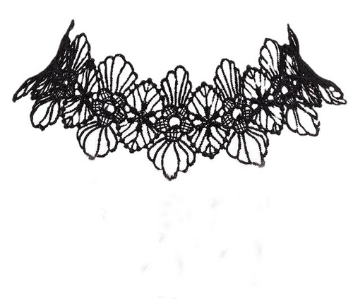 Internet celebrity choker female choker lace necklace neck accessories simple black clavicle chain choker neck accessories
