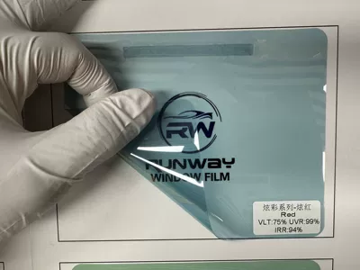 Factory wholesale of colorful car window: Automotive Film - purple-dazzling-red