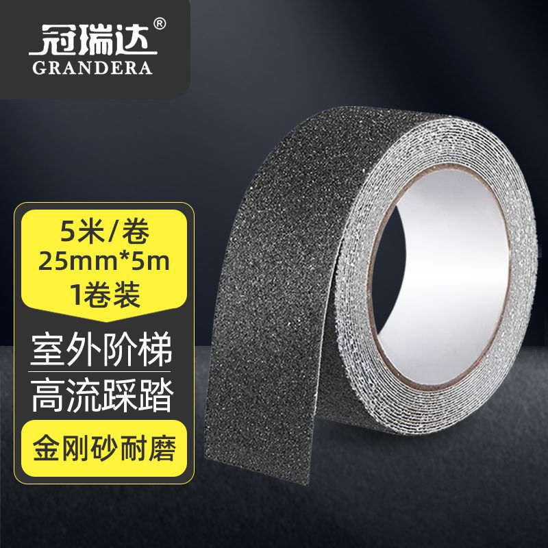 Esmerilado antideslizante escalera cinta antideslizante tira deslizante autoadhesiva baño piso paso impermeable antideslizante cinta de advertencia