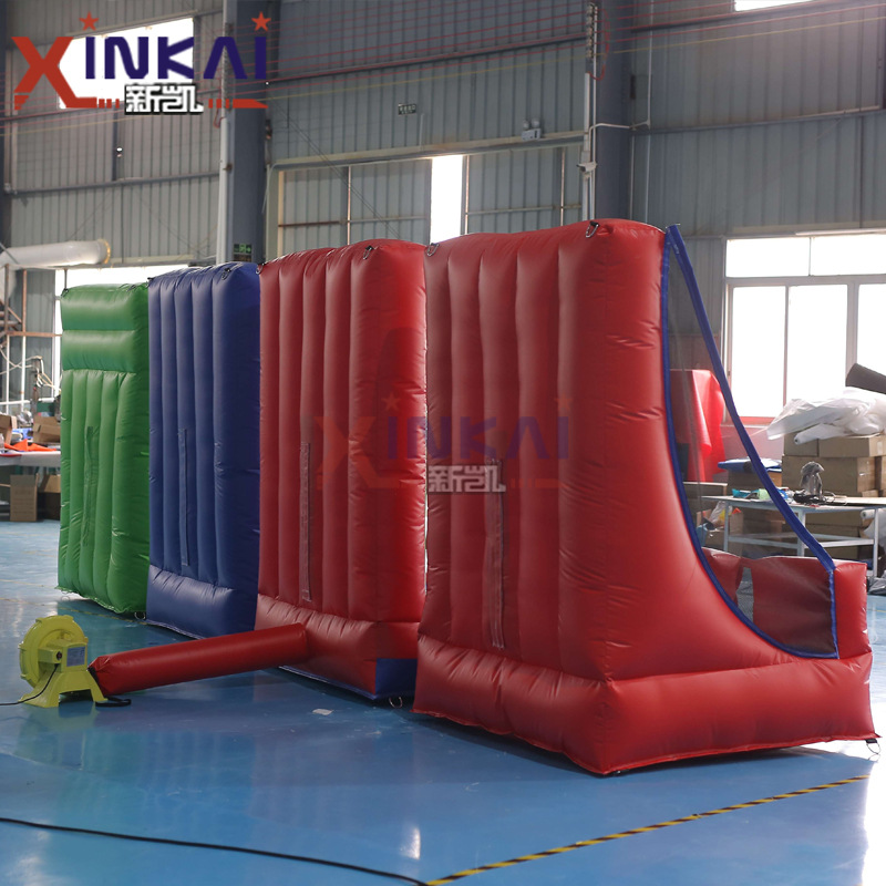 Juegos divertidos 4 en 1 carnaval inflable Juegos de tiro