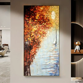 现代装饰画;油画