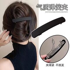 春夏短发过渡神器后脑勺半扎发弹簧夹发夹头饰2025新款夹子发卡女
