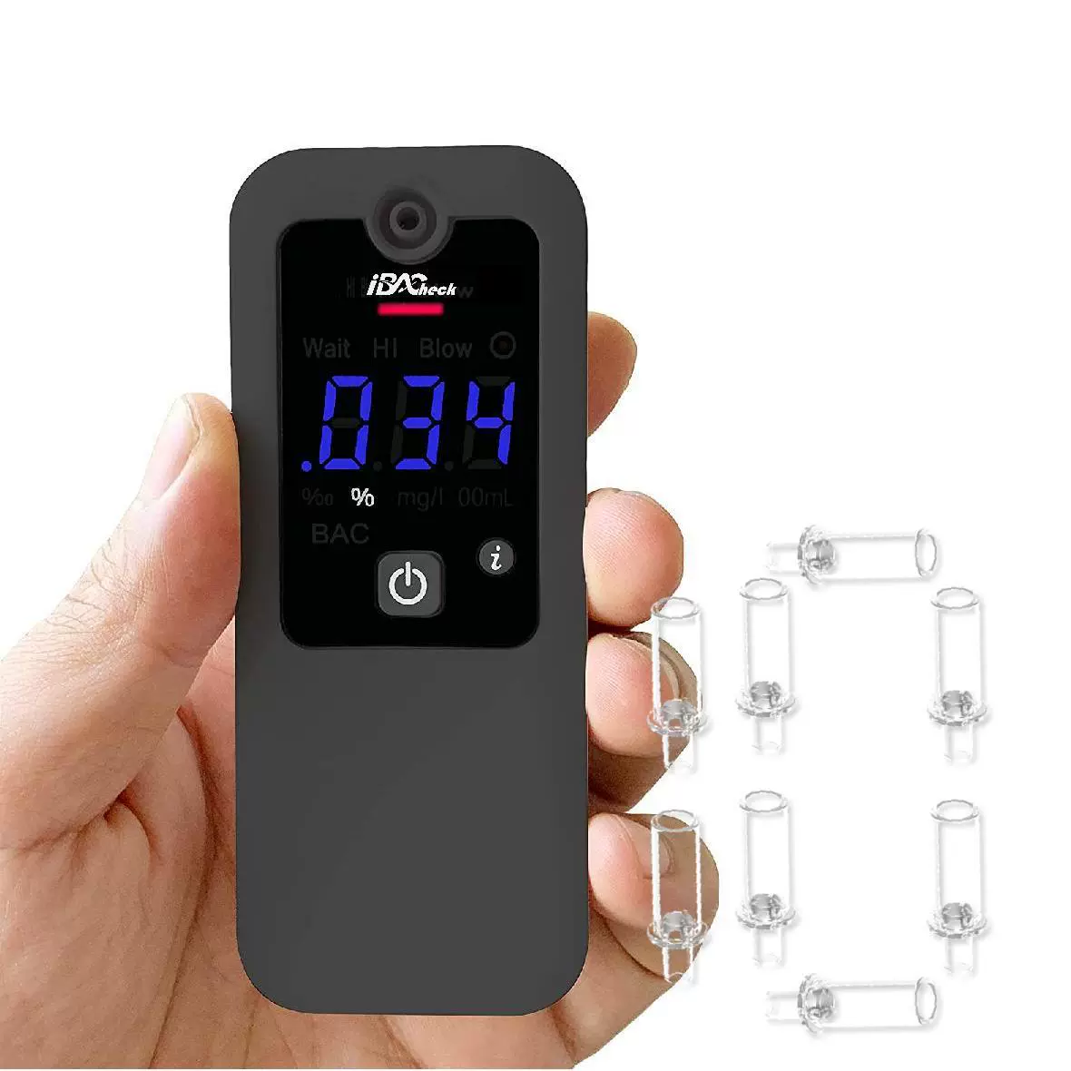 冠科 AAT088 半导体酒精测试仪 iBACheck 数字显示高精度检测仪