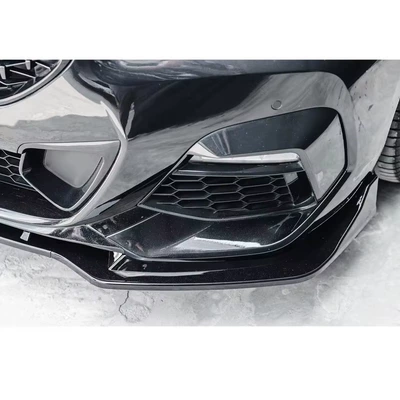 Bumper Glossy Black Front Lip, Spoiler