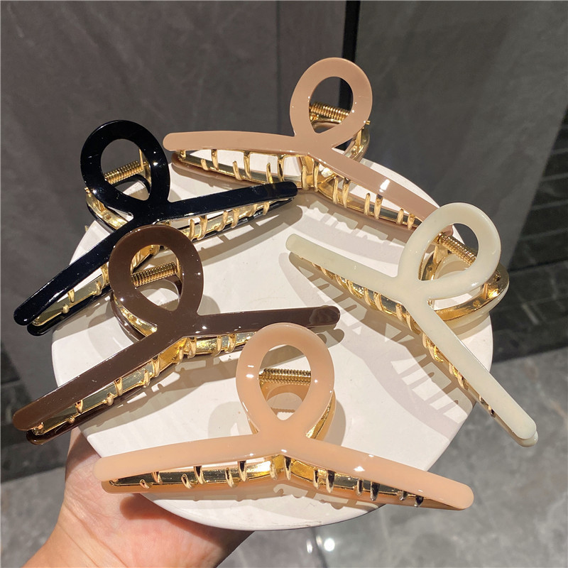 高級感の小さい大衆の金属は前髪のヘアピンの女性のクリップの後頭部の大きいサイズのネットの赤いサイズの頭飾りの女性をつかみます。|undefined