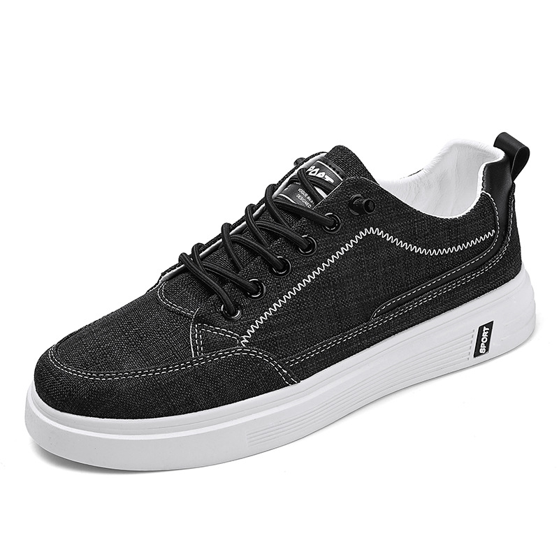 Zapatos de lona para hombres de verano 2024 nuevos zapatos de skate casuales para hombres zapatos deportivos de altura baja tendencia versátil zapatos planos