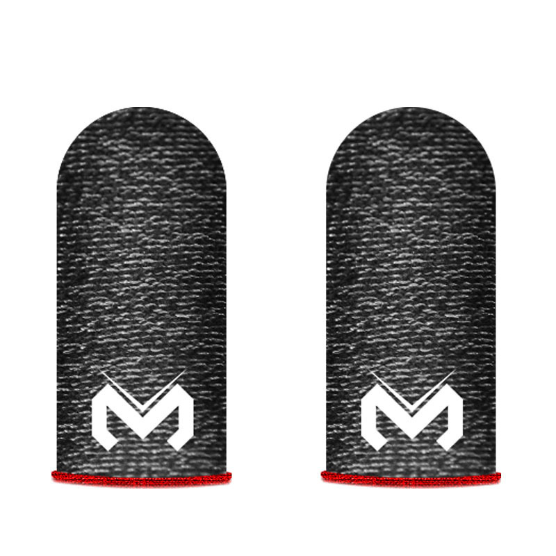 쌀 잉크 실버 섬유 손가락 커프의 쌍