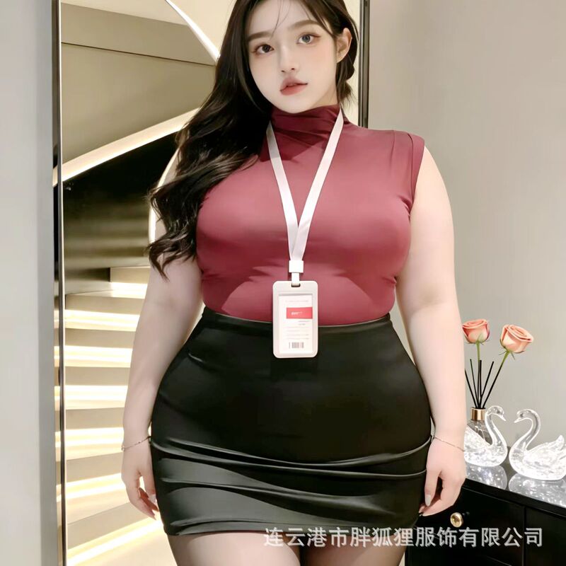 Pure Desire Sexy Mature Feminine Office Ol Secret Bag Hip Skirt Suit Cosplay Smoothing Uniform Qqny