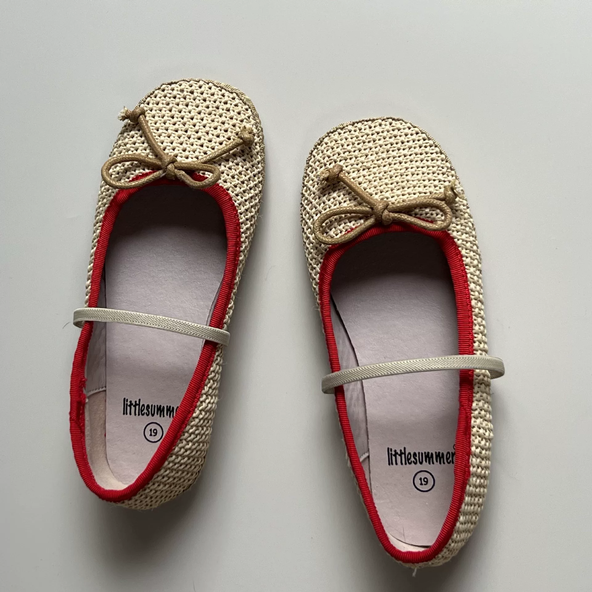 Littlesummer дышащий отдых для детей ветер трава балет эластический рукав мягкая подошва обувь