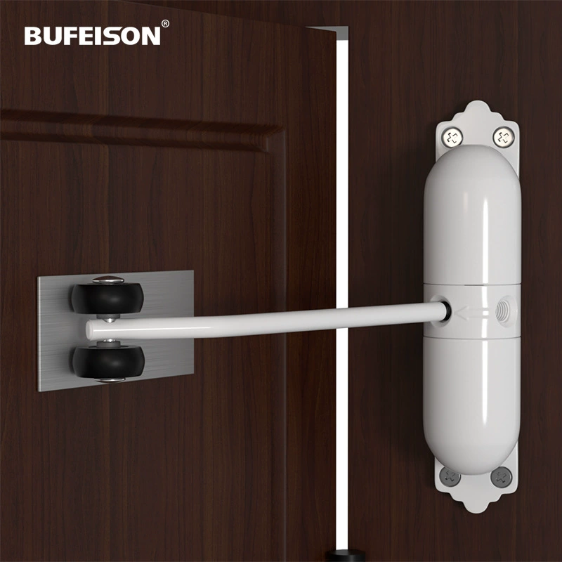 Небольшой дверной доводчик дома автоматический дверной магический артефакт простой 40KG наружный открытый туалет деревянный дверной пружинный закрыватор