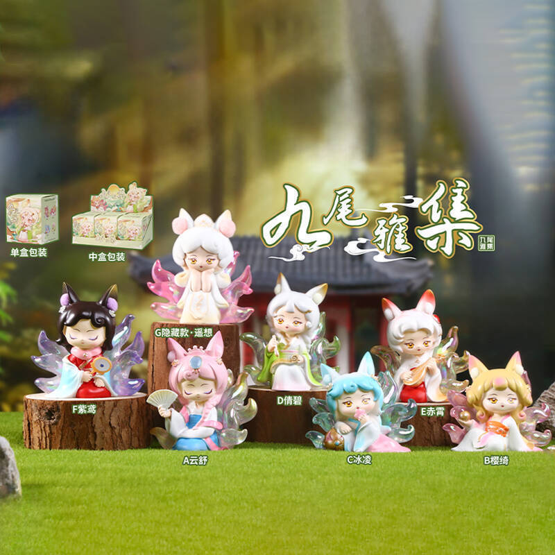 正規版では春風盲箱人形が人形を手にして人形樹脂工芸のアイデアプレゼントを作って卸売りした