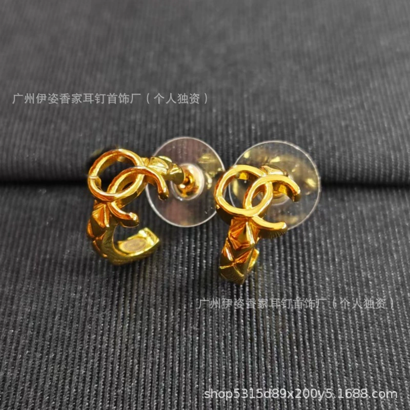 Сережки-перлы с буквами, аксессуар, стиль Chanel, высококачественный стиль, образец серебро 925