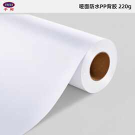 千树TREES-220g哑面防水PP背胶影楼室内标牌销售点展示广告招牌材料直供
