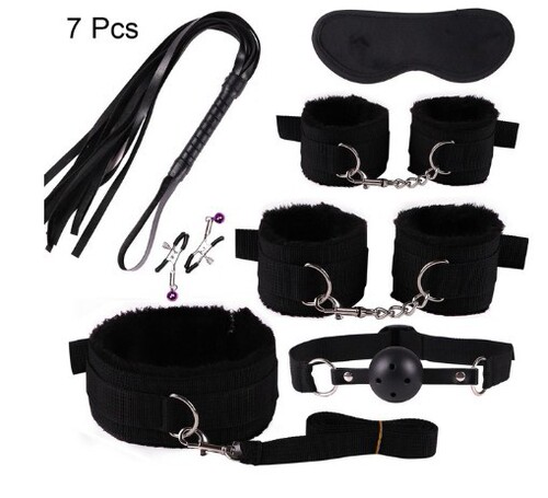 SM fun ten-piece set, bondage set, ribbon plush set, adult alternative toys wholesale