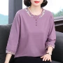新款宽松妈妈女士t恤