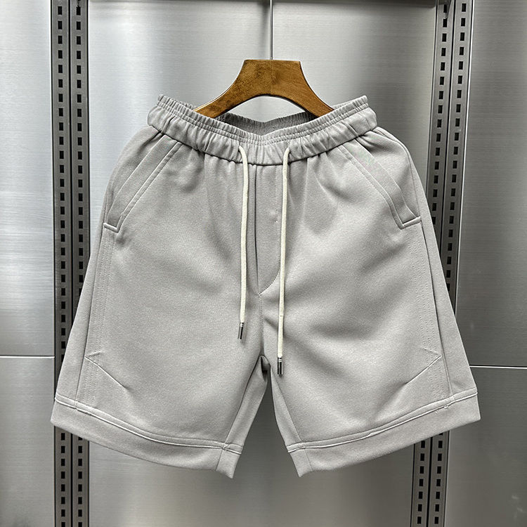Herren Shorts Einfarbig Gerade Geschnitten Für Sommer Und Strand_voghion.com