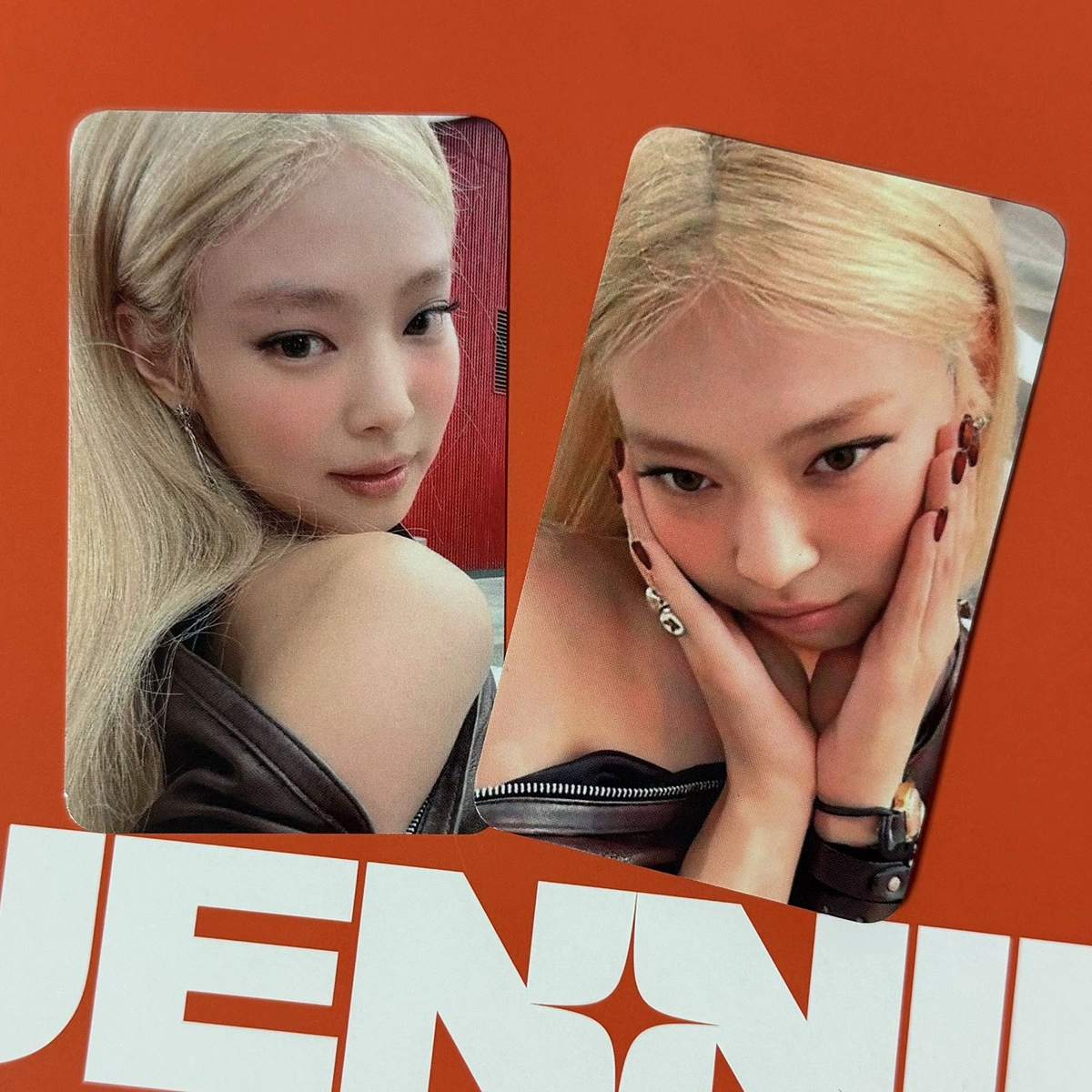 Набор коллекционных фотокарточек (Jennie) 54×85 мм, двусторонняя глянцевая плёнка, 2 шт., OPP-пакет