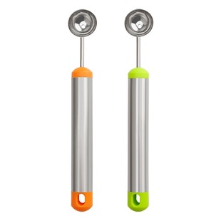 Stainless Steel Watermelon Ball Digger Fruit Ball Spoon Ice Cream Ball Digging Spoon Multifunctional Fruit Spoon Platter Tool