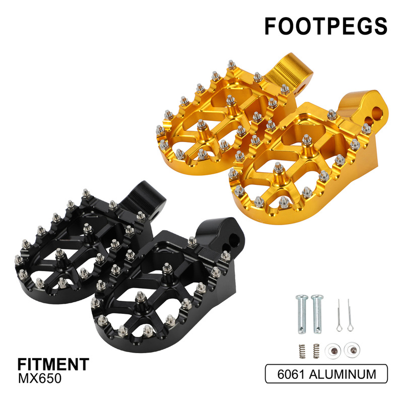 Suitable for Mx650 Motorcycle Aluminum Alloy Material High-Quality Anti-Skid Foot Pedal Modification Accessories