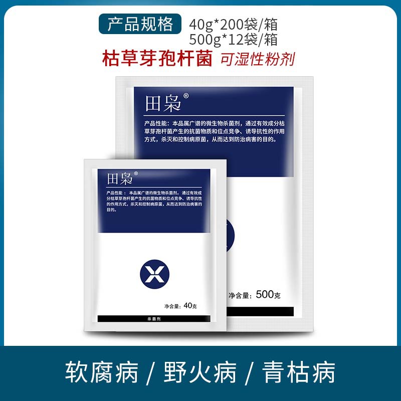 田枭 枯草芽孢杆菌 白菜软腐病水稻叶枯病烟草青枯病野火病杀菌剂
