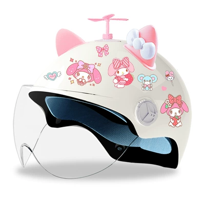 half helmet student melody four, Motosiklet kaskı (dəbilqə)