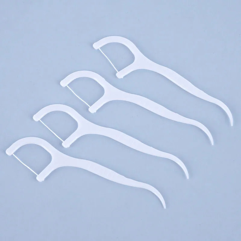 50裝一盒牙線棒一次性獨立包裝高分子便攜50支家庭盒裝廠家批發