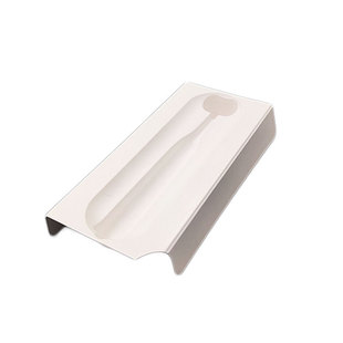 Wet Pressed Sugar Cane Paper, Sugarcane Bagasse Paper Holder, Electric Toothbrush, White Customized Biodegradable Packaging