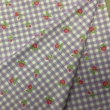 源头厂家针织提花面料 ins冰激凌色格子面料 chic韩国清新色调格