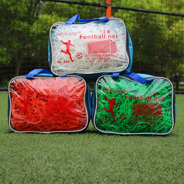 Cross-border wholesale football net portable PE football net polyethylene standard 11 people 7 people 5 people football net