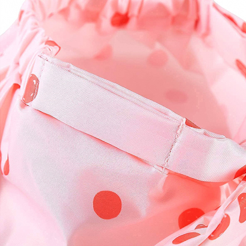 女式浴帽可重复使用可调节淋浴帽和奢华防水沐浴发帽优雅双层浴帽