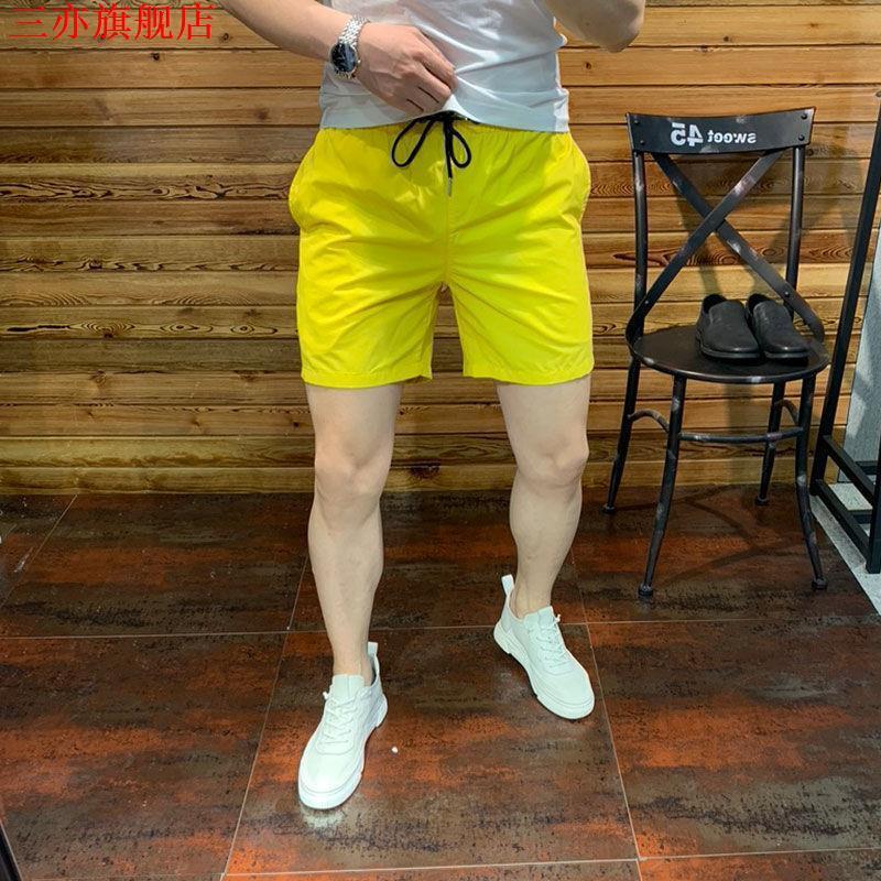 Summer New Korean Style Slim-fit Trendy Men's Five-point Pants Colorful Fashion Men's Jogging Casual Shorts Beach Couple Summer New Korean Style Slim-fit Trendy Men's Five-point Pants Colorful Fashion Men's Jogging Casual Shorts Beach Couple