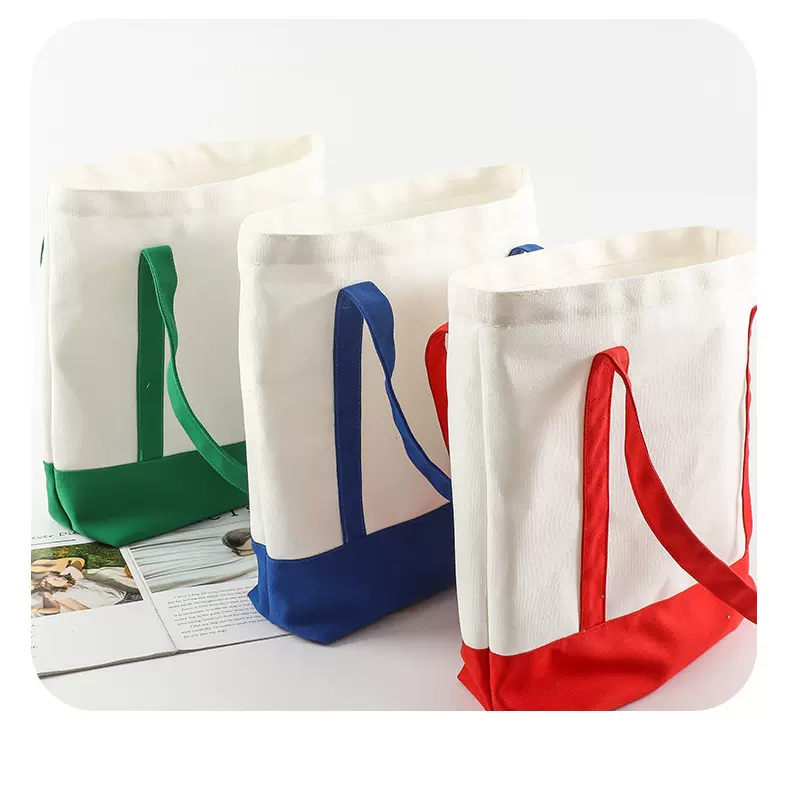 定制手提帆布包跨境伴手礼帆布袋定制立体大容量手提帆布袋